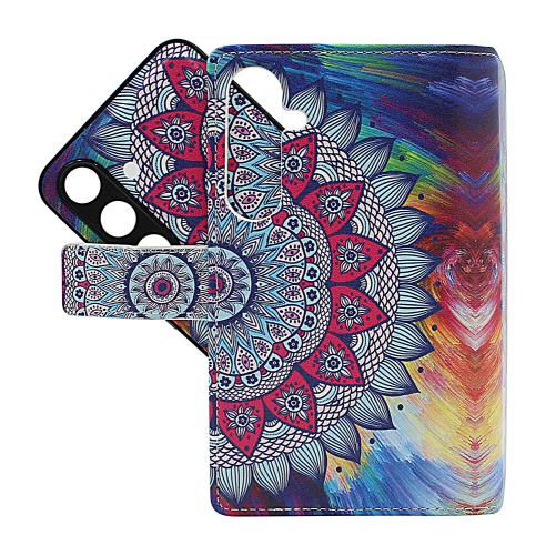 Skimblocker Samsung Galaxy S24 / S25 Magnet Lommebok Deksel Design