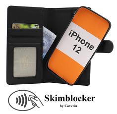 Skimblocker iPhone 12 (6.1) Magnet Lommebok Deksel