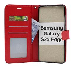 Crazy Horse Samsung Galaxy S25 Edge Lommebok Deksel