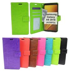 Crazy Horse Wallet Samsung Galaxy A8 2018 (A530FD)