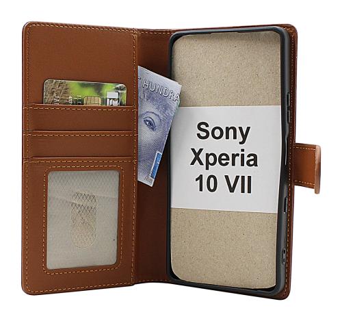 Skimblocker Sony Xperia 10 VII Lommebok Deksel