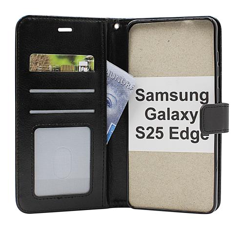Crazy Horse Samsung Galaxy S25 Edge Lommebok Deksel