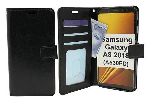 Crazy Horse Wallet Samsung Galaxy A8 2018 (A530FD)