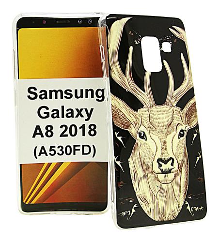 TPU Designdeksel Samsung Galaxy A8 2018 (A530FD)