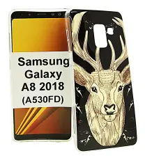 TPU Designdeksel Samsung Galaxy A8 2018 (A530FD)