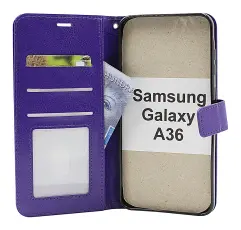 Crazy Horse Samsung Galaxy A36 Lommebok Deksel