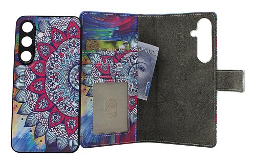 Skimblocker Samsung Galaxy S24 / S25 Magnet Lommebok Deksel Design