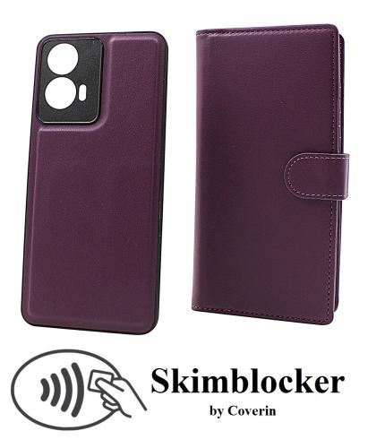Skimblocker Motorola Moto E14 XL Magnet Lommebok Deksel