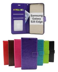 Crazy Horse Samsung Galaxy S25 Edge Lommebok Deksel