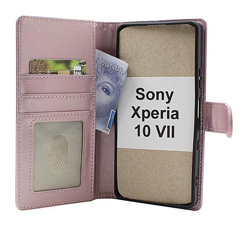 Skimblocker Sony Xperia 10 VII Lommebok Deksel