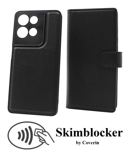 Skimblocker Motorola Moto G75 5G XL Magnet Lommebok Deksel