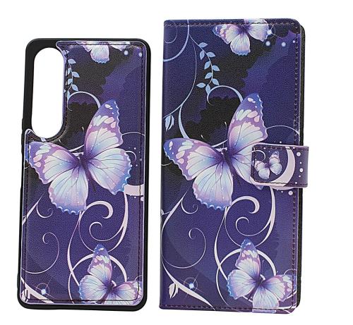 Skimblocker Sony Xperia 1 VII Magnet Lommebok Deksel Design