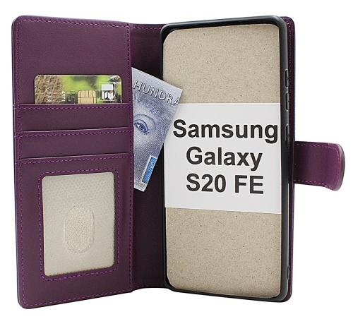Skimblocker Samsung Galaxy S20 FE 5G Magnet Lommebok Deksel