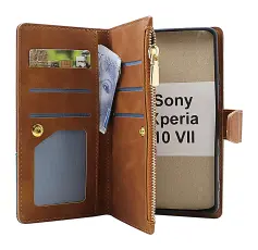 XL Sony Xperia 10 VII Luksus Lommebok Deksel