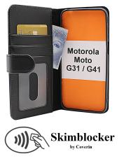 Skimblocker Lommebok-etui Motorola Moto G31/G41