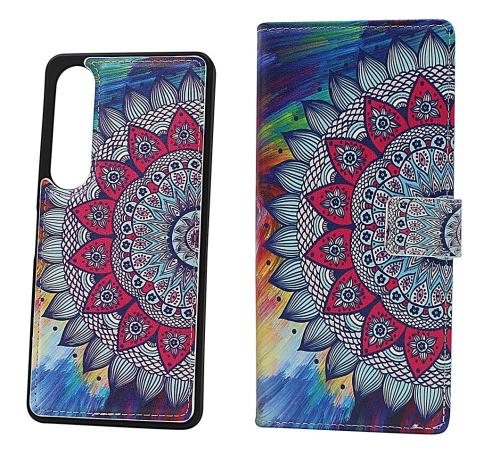 Skimblocker Sony Xperia 1 VII Magnet Lommebok Deksel Design