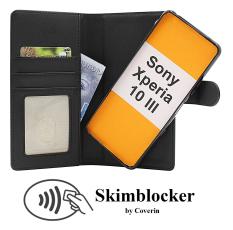 Skimblocker Sony Xperia 10 III Magnet Lommebok Deksel