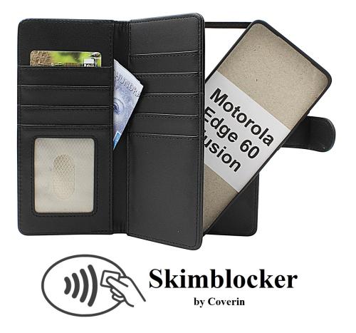 Skimblocker Motorola Edge 60 Fusion XL Magnet Lommebok Deksel