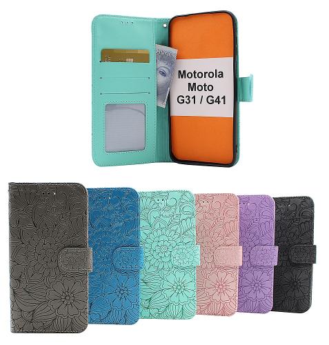 Flower Standcase Wallet Motorola Moto G31/G41