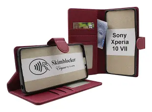 Skimblocker Sony Xperia 10 VII Lommebok Deksel