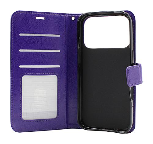 Crazy Horse iPhone 17 Pro Lommebok Deksel