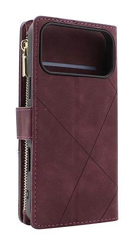 XL iPhone 17 Pro Max Luksus Lommebok Deksel