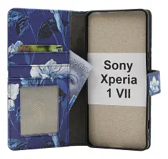 Skimblocker Sony Xperia 1 VII Lommebok Deksel Design