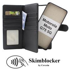 Skimblocker Motorola Moto G75 5G XL Magnet Lommebok Deksel