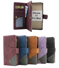 XL iPhone 17 Pro Max Luksus Lommebok Deksel
