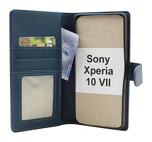 Skimblocker Sony Xperia 10 VII Lommebok Deksel