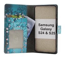 Skimblocker Samsung Galaxy S24 / S25 Lommebok Deksel Design