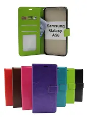 Crazy Horse Samsung Galaxy A56 Lommebok Deksel