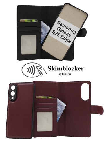 Skimblocker Samsung Galaxy S25 Edge Magnet Lommebok Deksel