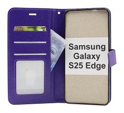 Crazy Horse Samsung Galaxy S25 Edge Lommebok Deksel