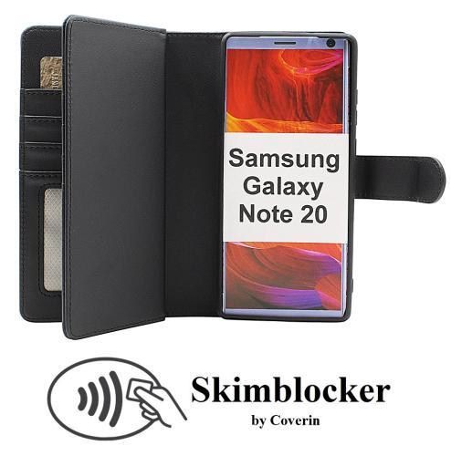 Skimblocker Samsung Galaxy Note 20 5G XL Magnet Lommebok Deksel