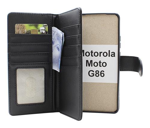 Skimblocker Motorola Moto G86 XL Magnet Lommebok Deksel