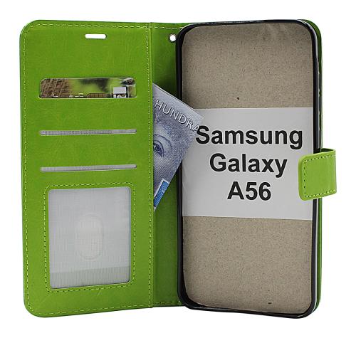 Crazy Horse Samsung Galaxy A56 Lommebok Deksel