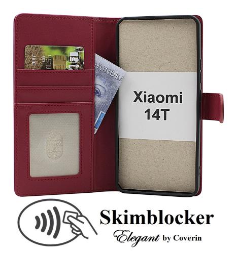 Skimblocker Xiaomi 14T 5G Lommebok Deksel