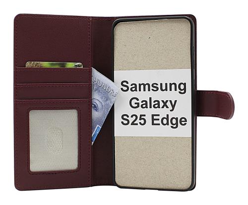 Skimblocker Samsung Galaxy S25 Edge Magnet Lommebok Deksel