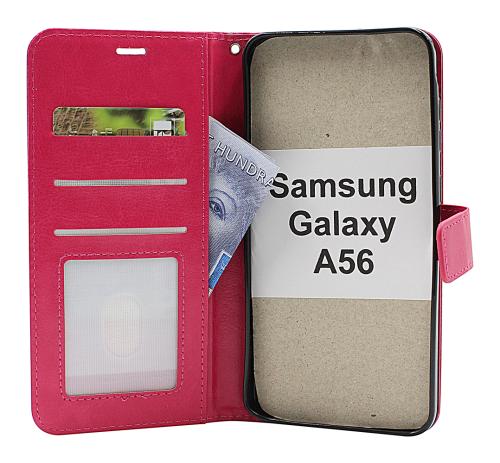 Crazy Horse Samsung Galaxy A56 Lommebok Deksel