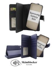 Skimblocker Samsung Galaxy S24 5G XL Magnet Lommebok Deksel