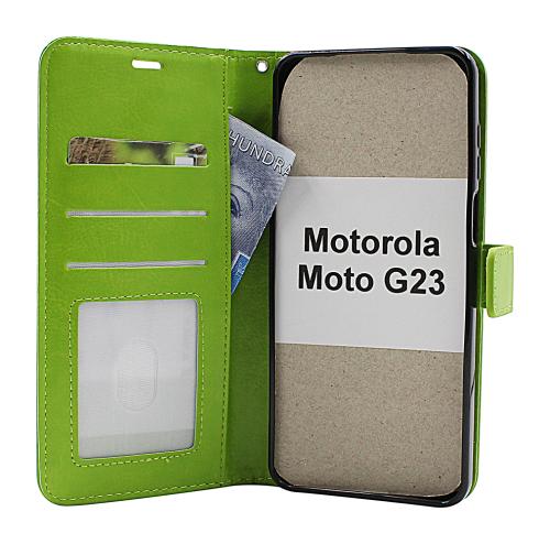 Crazy Horse Wallet Motorola Moto G23