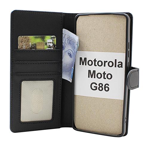 Skimblocker Motorola Moto G86 Lommebok Deksel