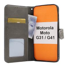 Flower Standcase Wallet Motorola Moto G31/G41