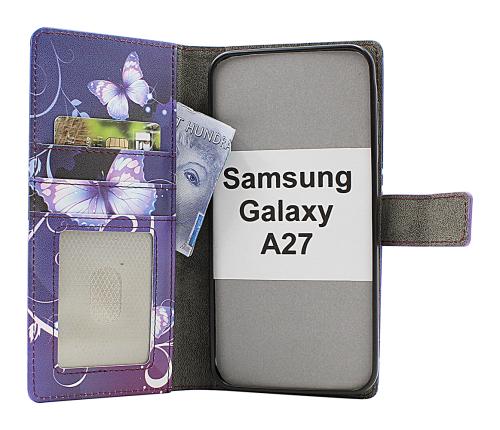 Skimblocker Samsung Galaxy A27 Magnet Lommebok Deksel Design