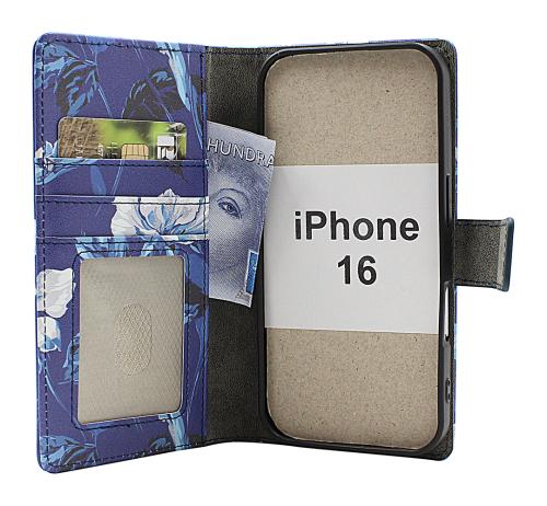 Skimblocker iPhone 16 Lommebok Deksel Design