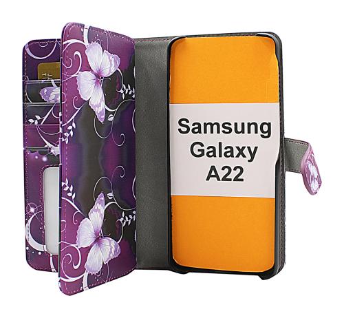 Skimblocker XL Magnet Designwallet Samsung Galaxy A22 (SM-A225F/DS)