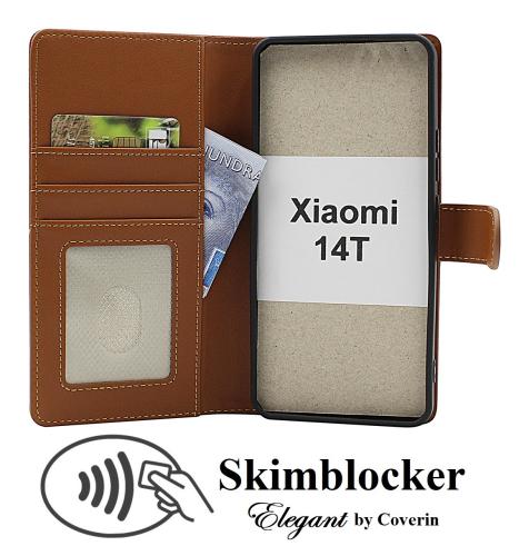 Skimblocker Xiaomi 14T 5G Lommebok Deksel