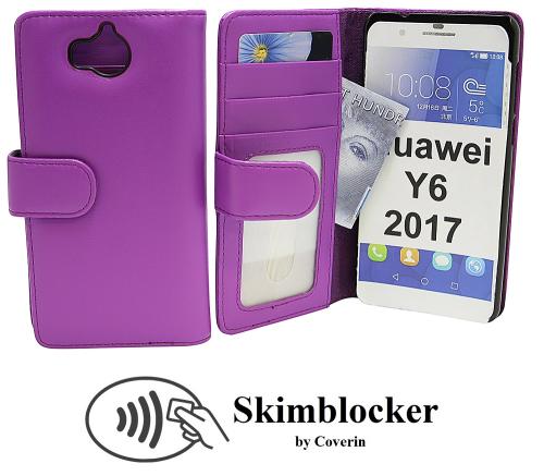 Skimblocker Lommebok-etui Huawei Y6 2017 (MYA-L41)