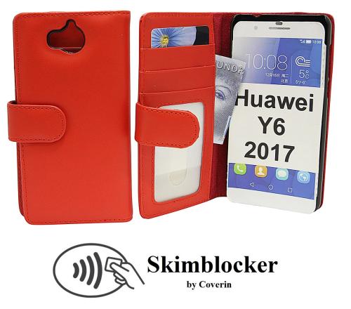 Skimblocker Lommebok-etui Huawei Y6 2017 (MYA-L41)